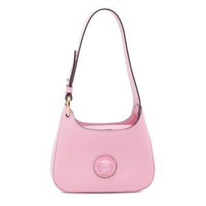 Versace La Medusa Convertible Leather Crossbody Bag Pink